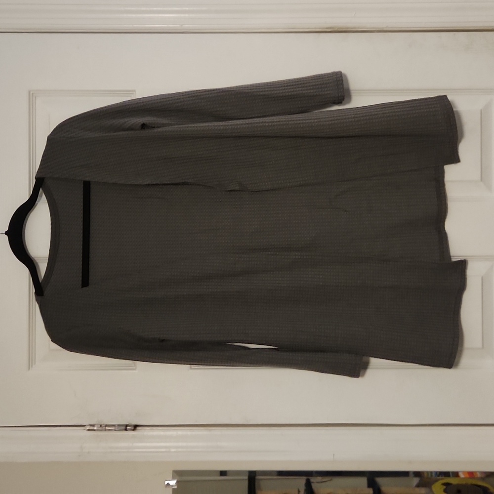 Lightweight waffle cardigan